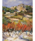 Janin-Dans la plaine de Gordes-92x73cm
