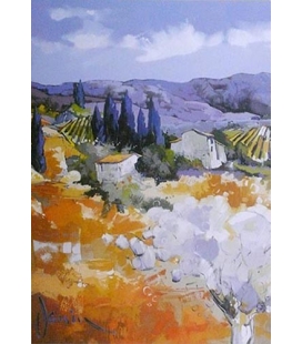 Janin - Panorama au Lubéron mauve